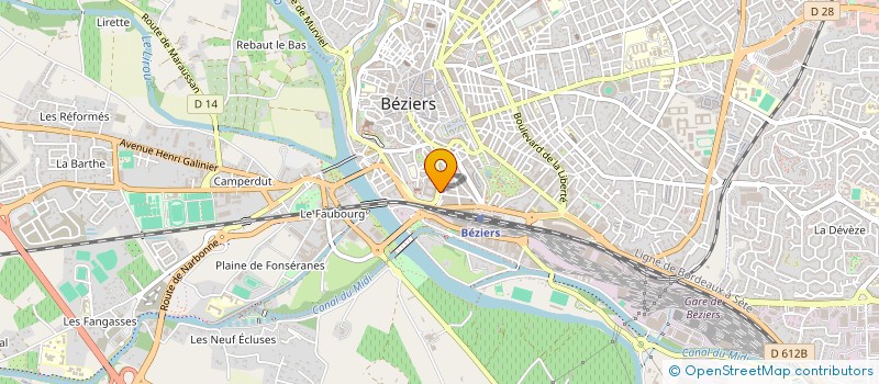 localisation de l'entreprise MADAME NOURA YAZIDI à BEZIERS