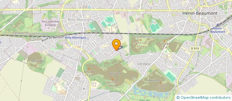 localisation de l'entreprise MADAME NOURA ZARRA  BILLY-MONTIGNY