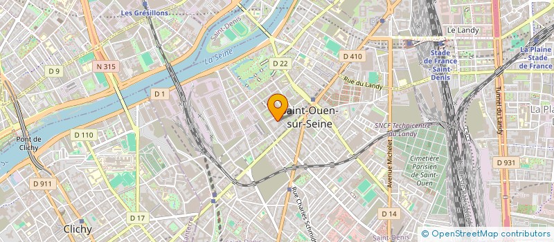 localisation de l'entreprise MADAME NOURACHAM DJENGBOT à SAINT-OUEN-SUR-SEINE