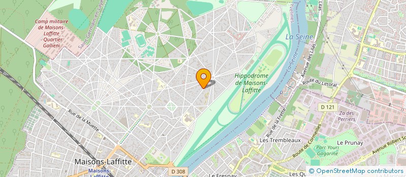 localisation de l'entreprise MADAME NOURAN MOHAMED  MAISONS-LAFFITTE