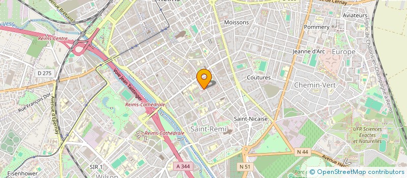 localisation de l'entreprise MADAME NOURELHOUDA MESSAOUDI à REIMS
