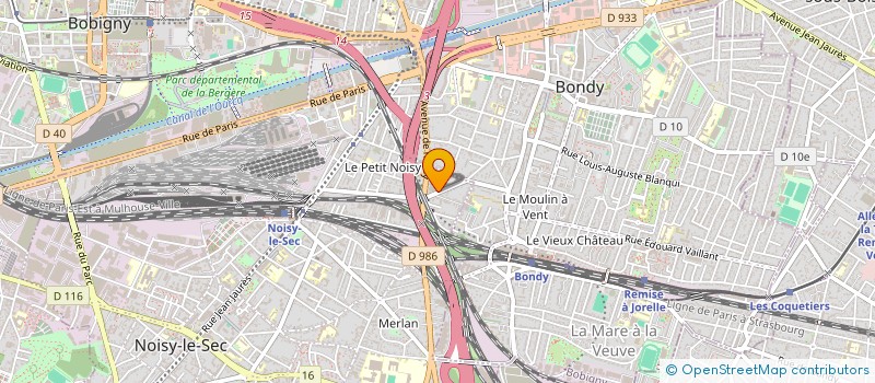 localisation de l'entreprise MADAME NOURELIMANE BOUSBOULA  LES PAVILLONS-SOUS-BOIS