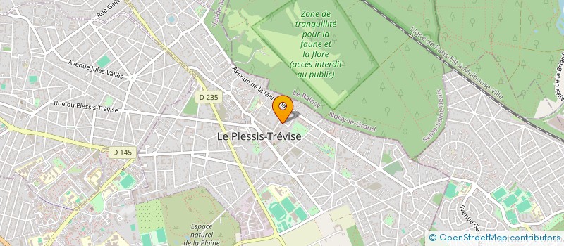 localisation de l'entreprise MADAME NOURHANE BENOTMANE  LE PLESSIS-TREVISE