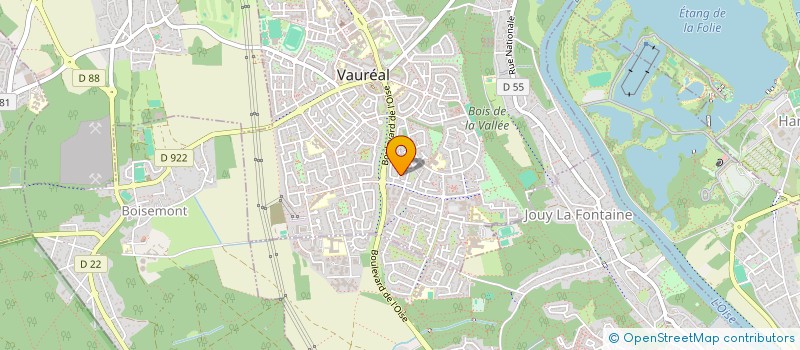 localisation de l'entreprise MADAME NOURHANE HAMED  VAUREAL