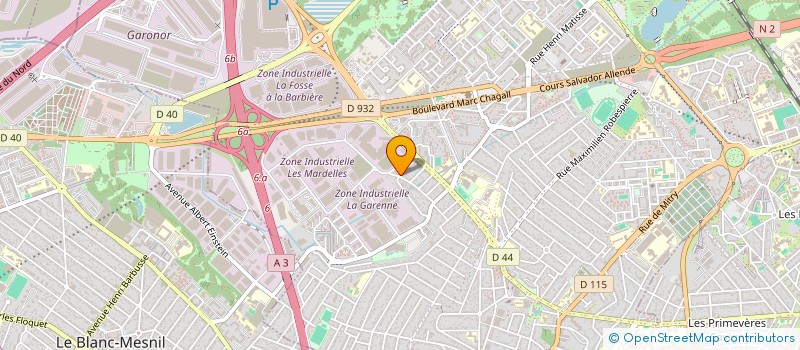 localisation de l'entreprise MADAME NOURHENE GUELLIM à AULNAY-SOUS-BOIS