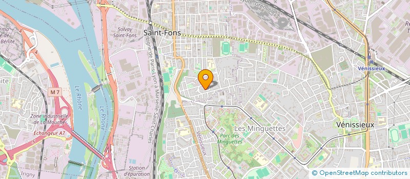 localisation de l'entreprise MADAME NOURHENE MEJRI  SAINT-FONS