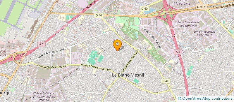 localisation de l'entreprise MADAME NOURIA AMRIK  LE BLANC-MESNIL