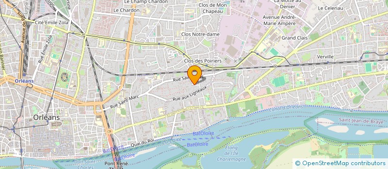 localisation de l'entreprise MADAME NOURIA BOUAYACH  ORLEANS