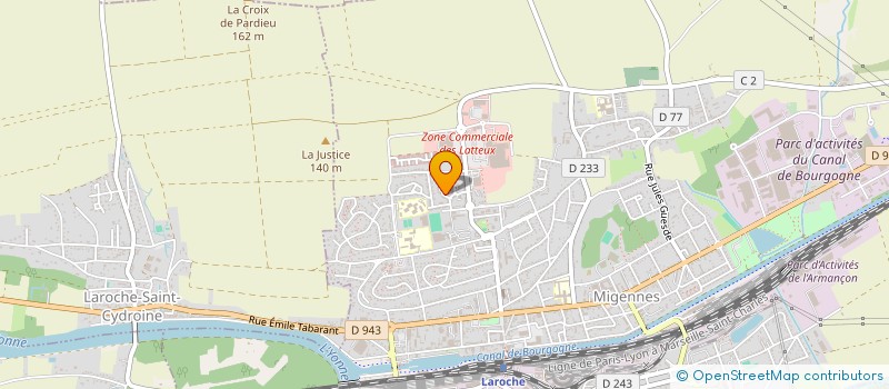 localisation de l'entreprise MADAME NOURIA EL HOR  MIGENNES