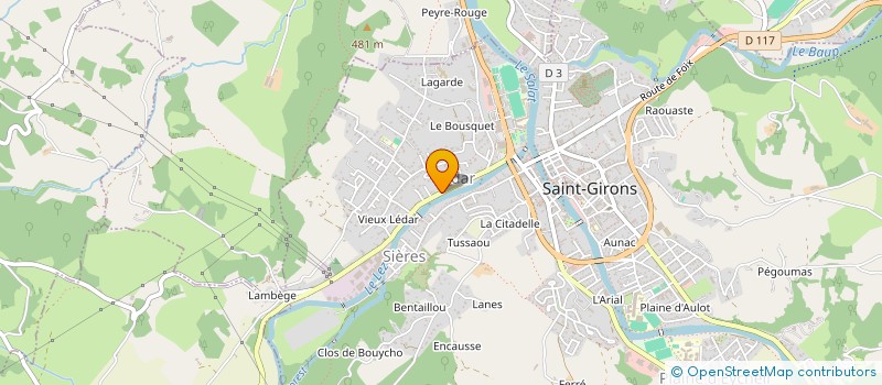 localisation de l'entreprise MADAME NOURIA GHANEM à SAINT-GIRONS