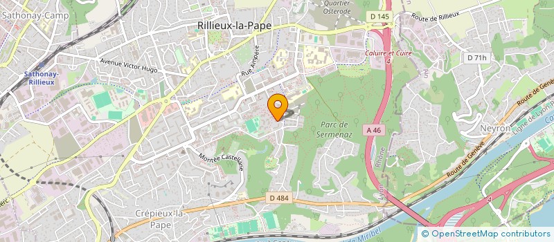 localisation de l'entreprise MADAME NOURIA KAMAL  RILLIEUX-LA-PAPE