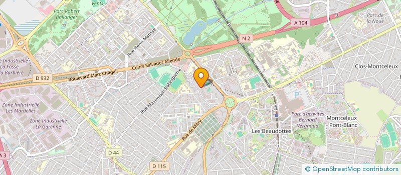 localisation de l'entreprise MADAME NOURIA MAHI à AULNAY-SOUS-BOIS