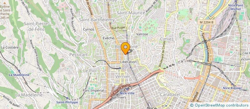 localisation de l'entreprise MADAME NOURIA MKHANTER à NICE