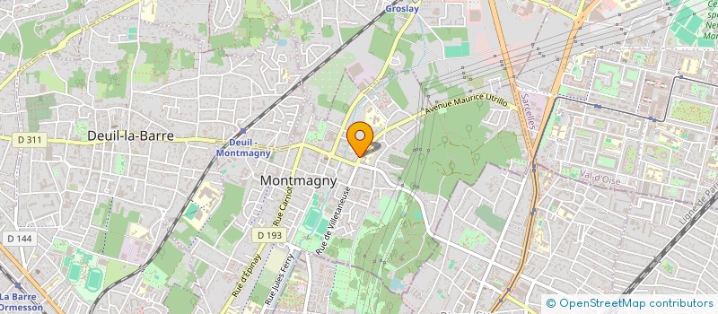 localisation de l'entreprise MADAME NOURIA SI HADJ MOHAND  MONTMAGNY