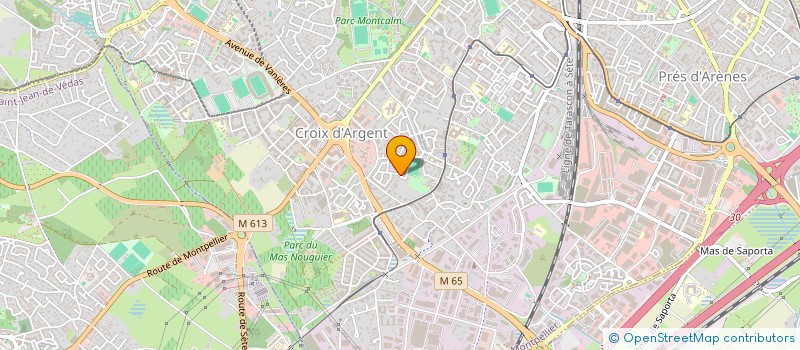 localisation de l'entreprise MADAME NOURIA TAHRI à MONTPELLIER