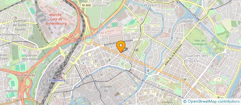 localisation de l'entreprise MADAME NOURIA YAHI à STRASBOURG