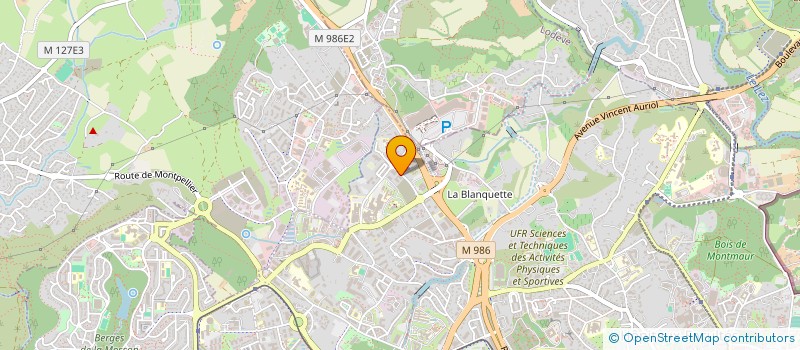 localisation de l'entreprise MADAME NOURIA ZEROUALI  MONTPELLIER