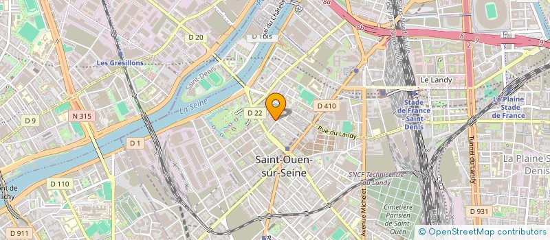localisation de l'entreprise MADAME NOURIHANE EL ALFI à SAINT-OUEN-SUR-SEINE