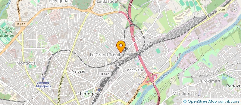 localisation de l'entreprise MADAME NOUROU MOHAMED à LIMOGES