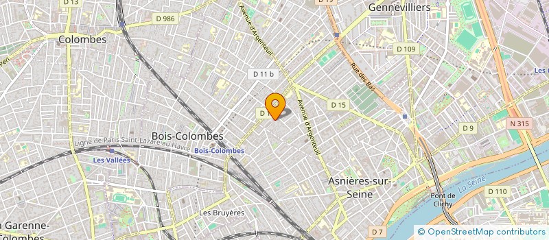 localisation de l'entreprise MADAME NOURRANE TOUMI à ASNIERES-SUR-SEINE