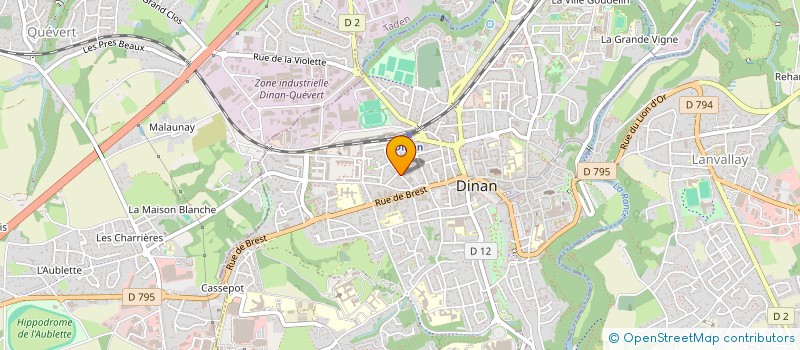 localisation de l'entreprise MADAME NOURY OUTREQUIN  DINAN