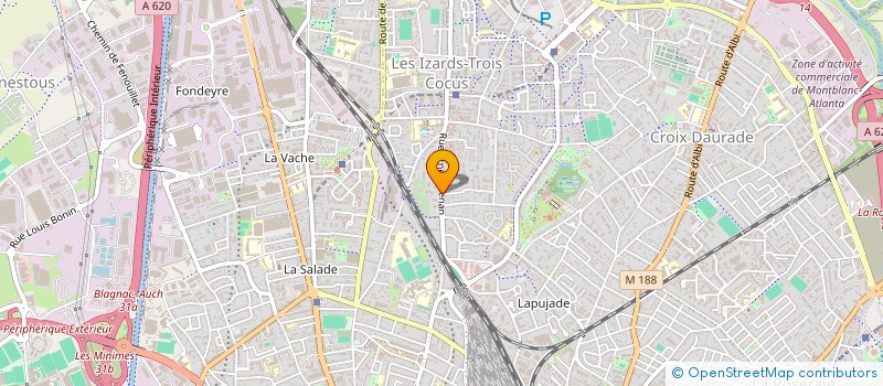 localisation de l'entreprise MADAME NOUSRATI KAYIME HAMADA  TOULOUSE
