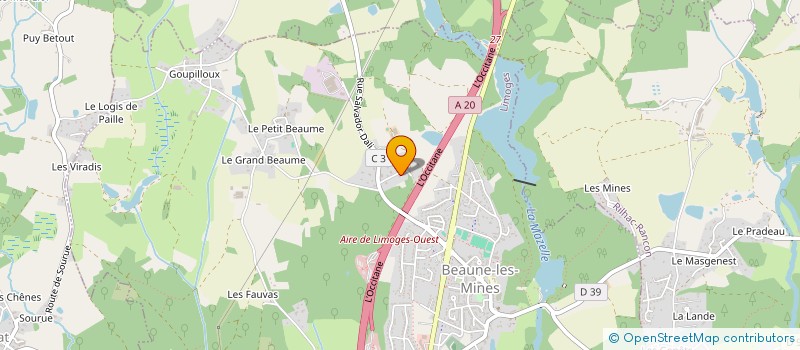 localisation de l'entreprise MADAME NOUSSAYBA ARAB à LIMOGES