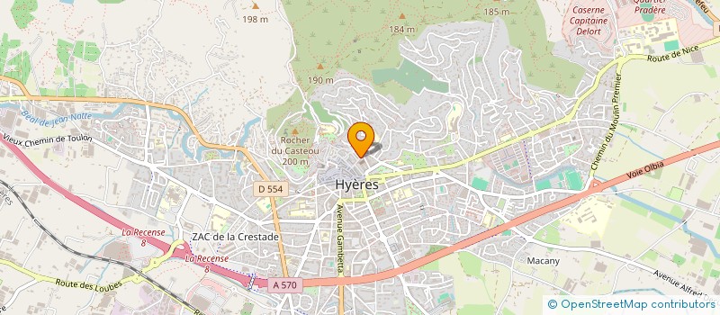 localisation de l'entreprise MADAME NOUSSAYBA MEROINI à HYERES