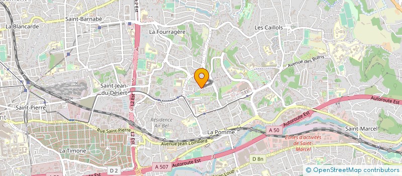 localisation de l'entreprise MADAME NOUZHA AZZAZ  MARSEILLE
