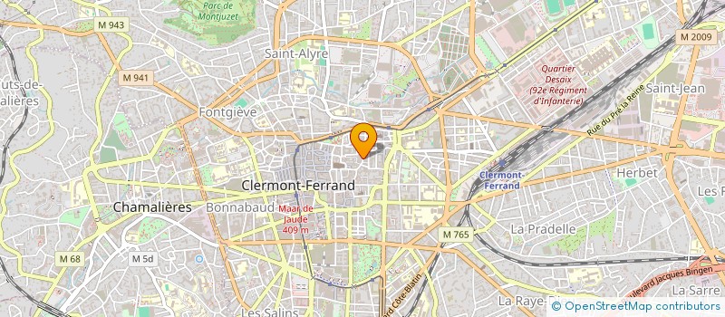 localisation de l'entreprise MADAME NOUZHA BENBRAHIM  CLERMONT FERRAND