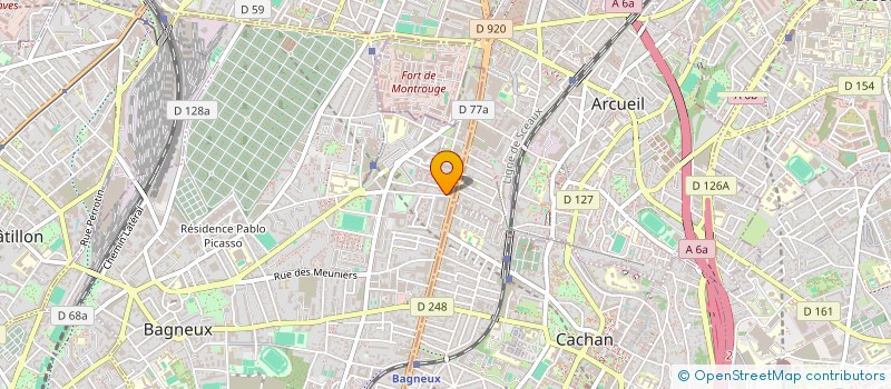localisation de l'entreprise MADAME NOZHA BALTI à BAGNEUX