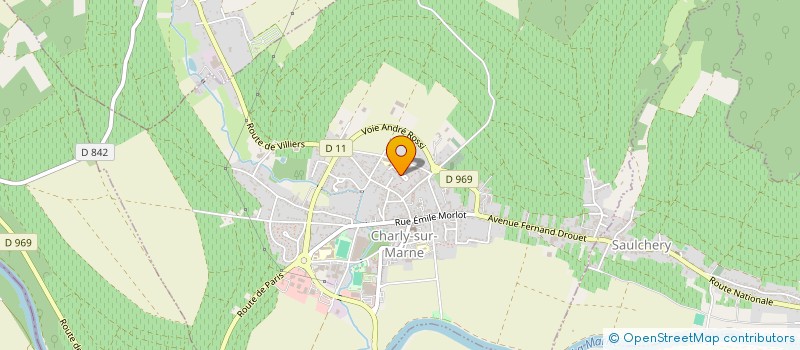 localisation de l'entreprise MADAME NOZHA RHAMSOUSSI  CHARLY-SUR-MARNE