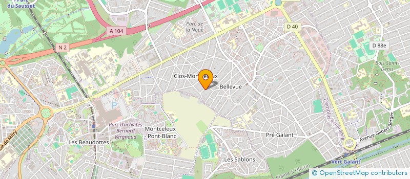 localisation de l'entreprise MADAME NOZHA ZAID à VILLEPINTE