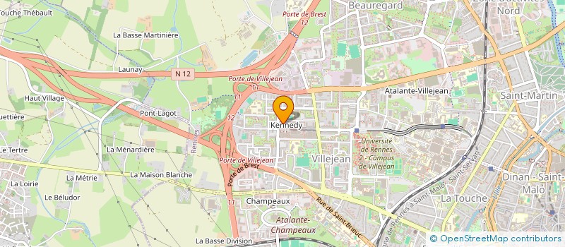 localisation de l'entreprise MADAME NSENGA MANZANZA  RENNES