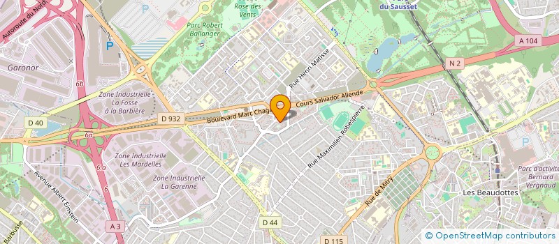 localisation de l'entreprise MADAME NSONA OTTOU à AULNAY-SOUS-BOIS