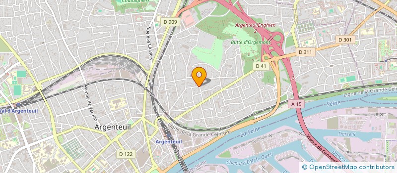 localisation de l'entreprise MADAME NUJAYMA SALIM  ARGENTEUIL