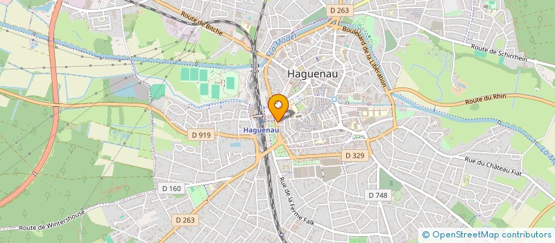 localisation de l'entreprise MADAME NUNE GHARAGYOZYAN  HAGUENAU