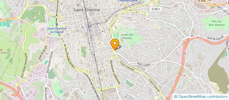 localisation de l'entreprise MADAME NUNZIATA TURCO à SAINT-ETIENNE