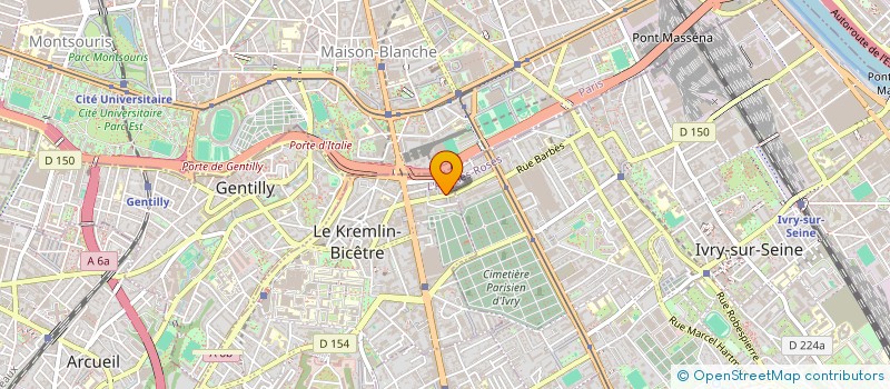 localisation de l'entreprise MADAME NUPUR BISHWAS  LE KREMLIN-BICETRE