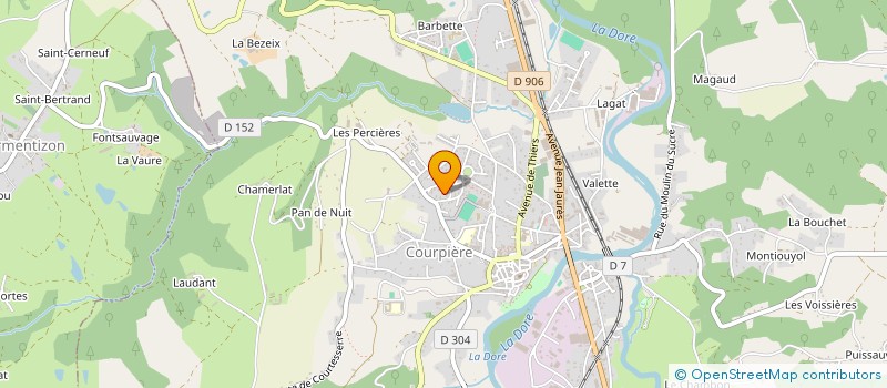 localisation de l'entreprise MADAME NUR AVGOREN  COURPIERE