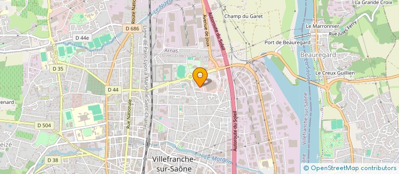 localisation de l'entreprise MADAME NUR BICER à VILLEFRANCHE-SUR-SAONE