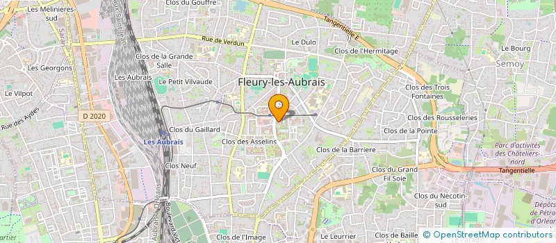 localisation de l'entreprise MADAME NUR POLAT à FLEURY-LES-AUBRAIS