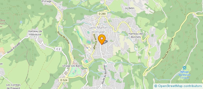 localisation de l'entreprise MADAME NURHIDAYAH HASSAN  SAINT-MARTIN-D'URIAGE