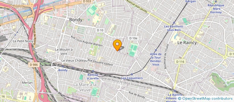 localisation de l'entreprise MADAME NURHUDA COSKUN  BONDY