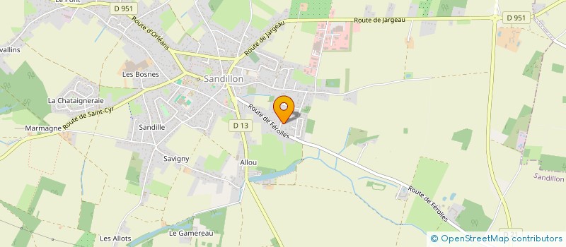 localisation de l'entreprise MADAME NURIA GOIRIENA à SANDILLON