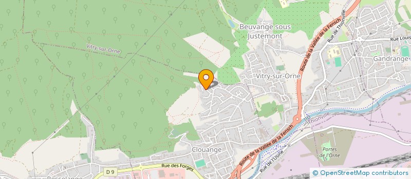 localisation de l'entreprise MADAME NURIA HERNANDEZ  CLOUANGE