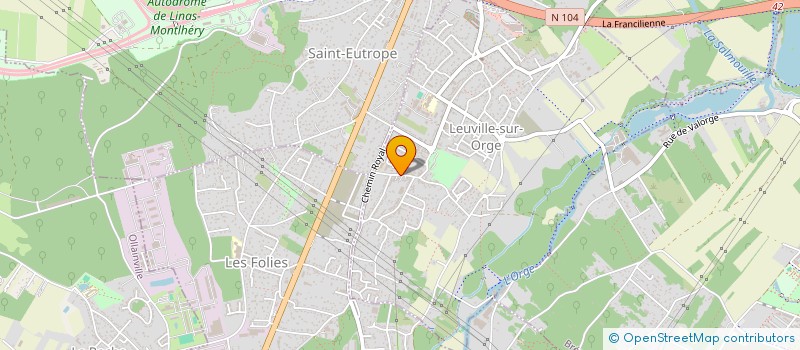 localisation de l'entreprise MADAME NURIA MONTANE à LONGPONT-SUR-ORGE
