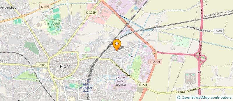 localisation de l'entreprise MADAME NURIE MUSTAFA  RIOM