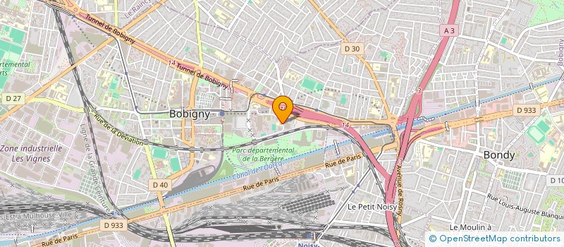 localisation de l'entreprise MADAME NURJAHAN BEGUM  BOBIGNY