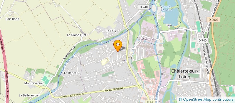 localisation de l'entreprise MADAME NURTEN DERTLIOGLU à CHALETTE-SUR-LOING